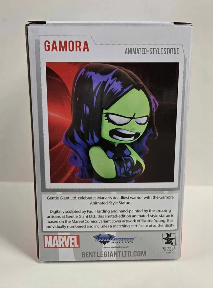 Gentle Giant Marvel Animated Style Scottie Young GAMORA Statue #/300 - Image 3 of 4