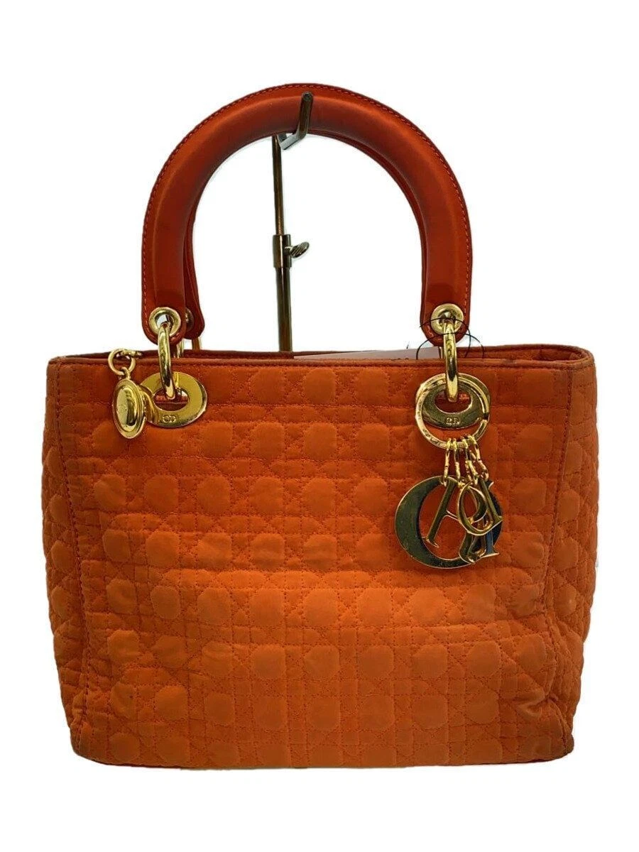Sac à main Christian Dior femme mini orange occasion