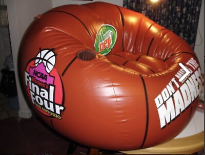 NCAA FINAL FOUR MOUNTAIN DEW INFLATABLE BASKETBALL CHAIR NEW 2002