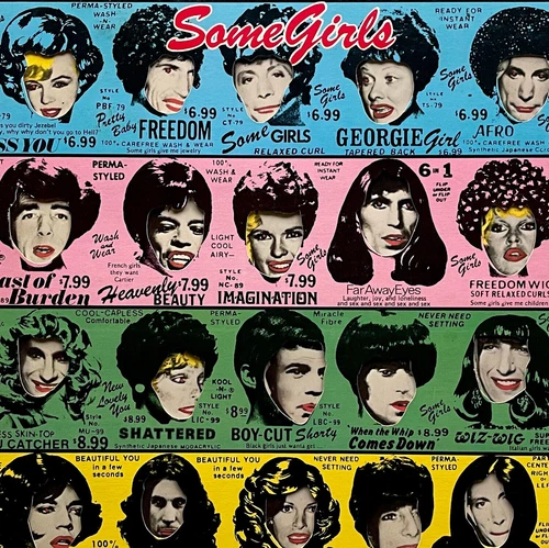 1978 ROLLING STONES Album SOME GIRLS Vinyl 1ST PRESSING Banned Cover OG NR MINT!