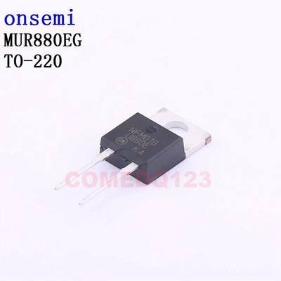 5PCSx MUR880EG TO-220 onsemi Diodes - Fast Recovery Rectifiers #W6*