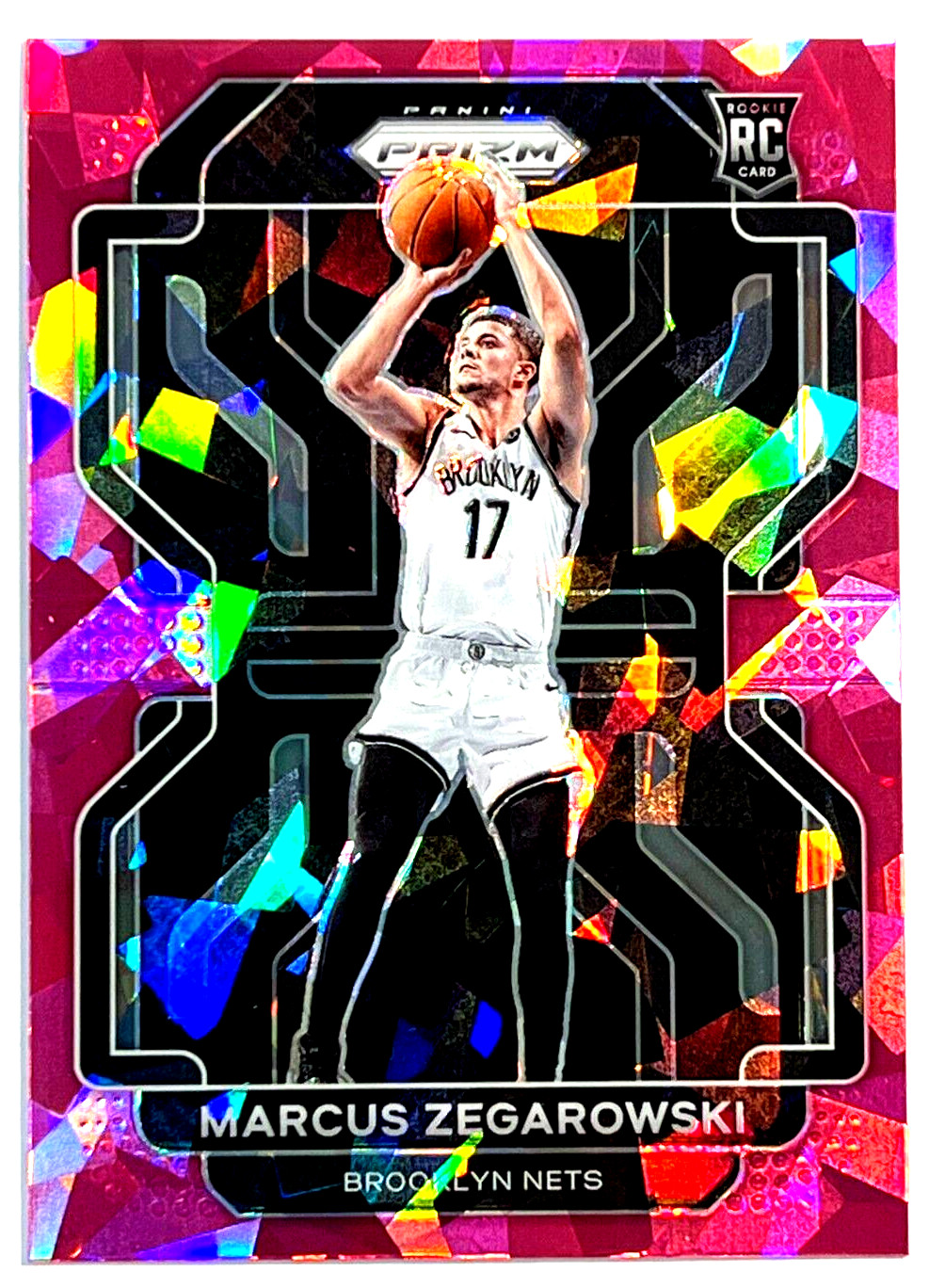 2021-22 Panini Prizm Basketball Pink Ice #300 Marcus Zegarowski RC Rookie