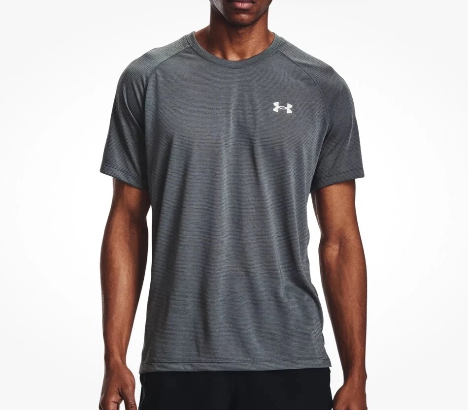 Mens Under Armour Streaker Short Sleeve Running Gym T Shirt Top Grey Reflective
Opens in a new windo