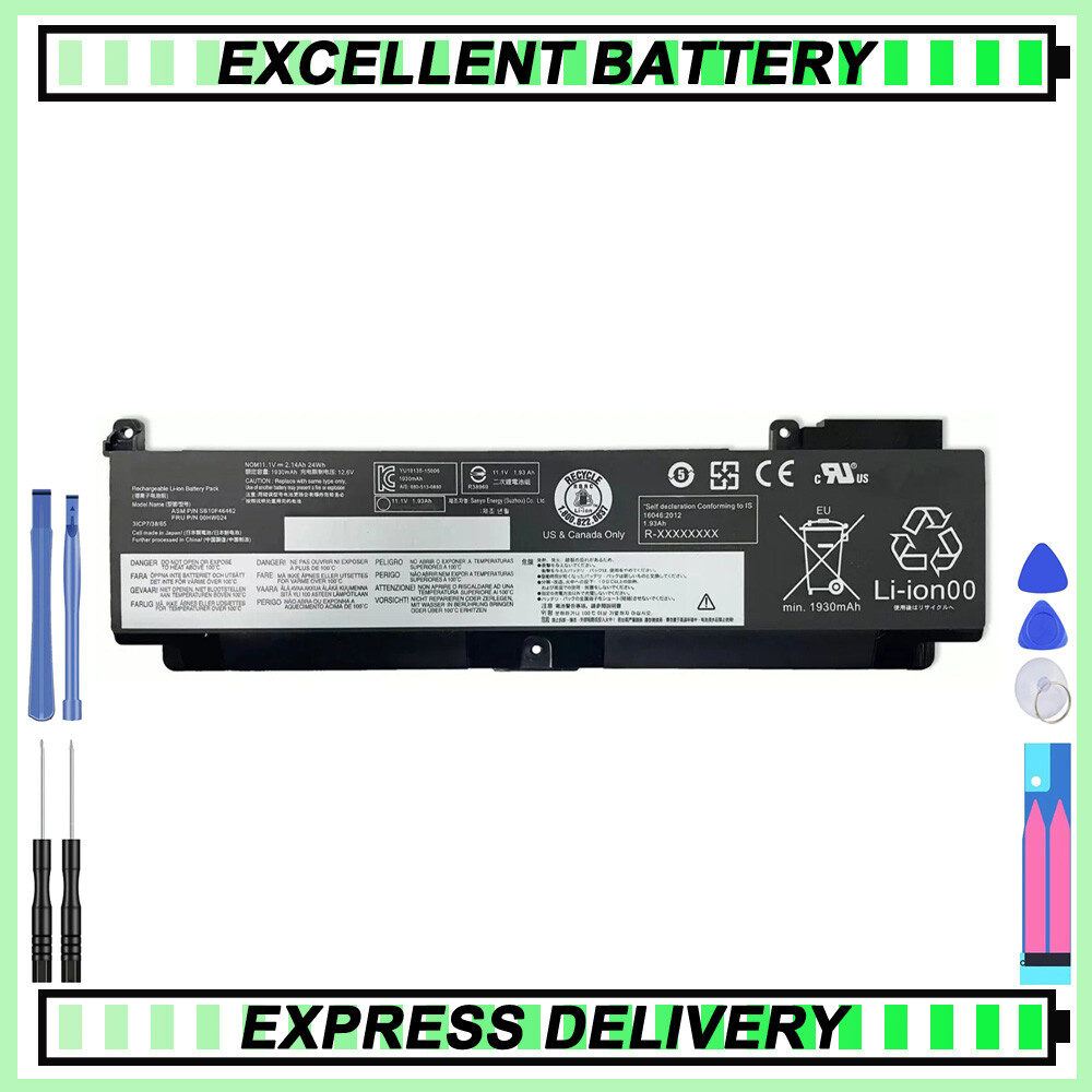 24Wh 11.1V Battery for Lenovo ThinkPad T470s T460s 00HW024 0