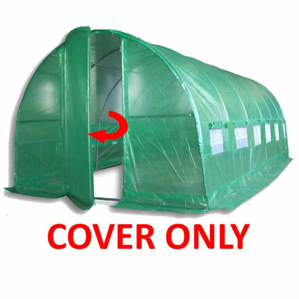 Replacement Cover; 5 Sizes For Our Polytunnel Greenhouse Pollytunnel Poly Tunnel