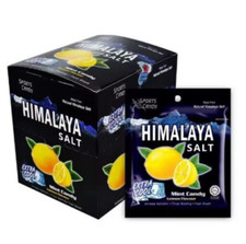24 Pack of HIMALAYA SALT Sport Mint Candy Extra Cool LEMON Flavor FREE SHIPPING