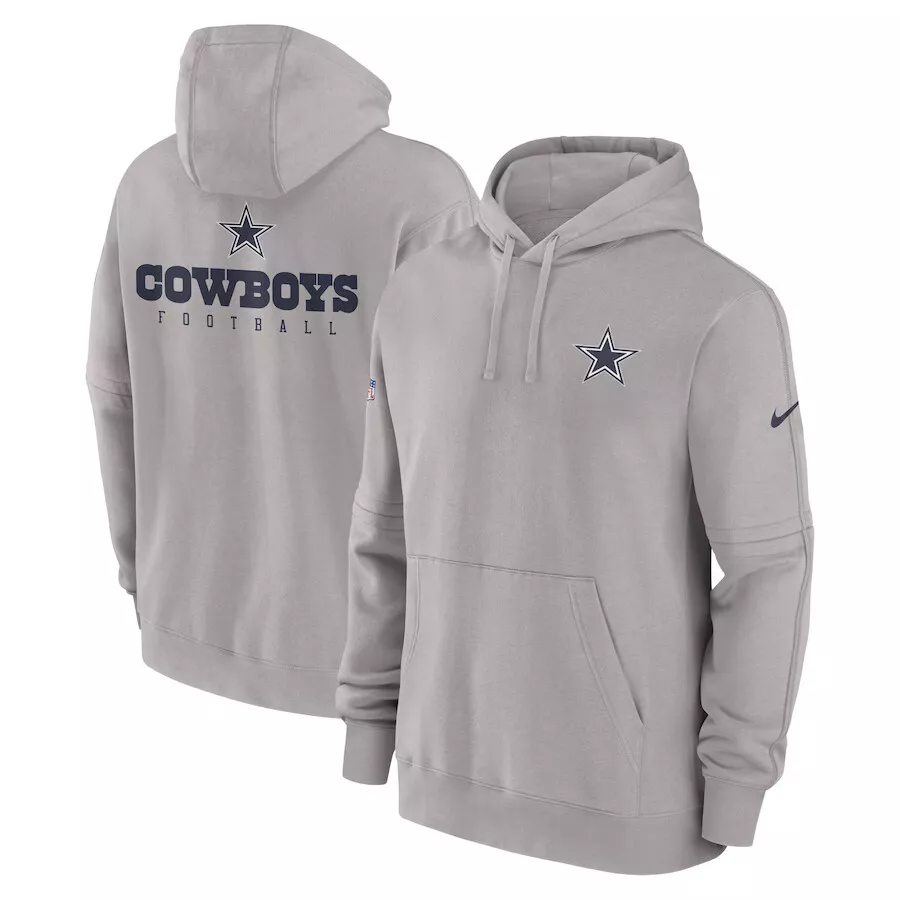 Dallas Cowboys Nike Sideline Club Fleece Pullover Hoodie Men s 2023 NFL DAL New
