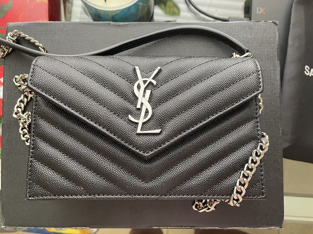 grey ysl crossbody