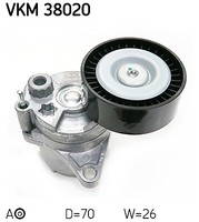 SKF VKM 38020 Spannrolle, Keilrippenriemen Links Oben Rechts Rechts Unten Unten