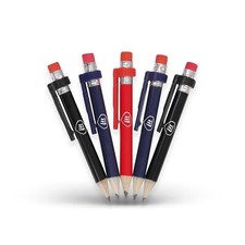 MASTERS GOLF PENCILS X 5 +RUBBER ERASER & SCORE CARD CLIP / GOLF PENCIL X 5 PACK