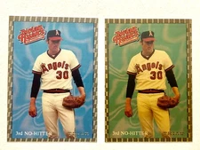 1993 NOLAN RYAN WHATABURGER REGULAR& CHAMPAGNE/GREEN TINT VARIANT! 3rd No-Hitter