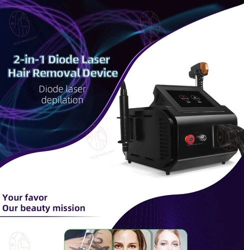 755 808 1064nm Diode Laser Hair Removal Picosecond Tattoo Removal 2 in 1 Machine - Picture 9 of 20