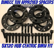 ALUFELGEN SPURVERBREITERUNG 10mm BMW E24 E63 E64 6ER M12X1,5 SCHRAUBEN BB BIMECC