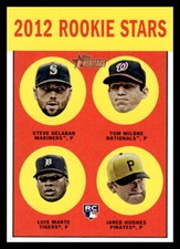 2012 Topps Heritage    Jared Hughes RC #299 Pittsburgh Pirates Baseball Card