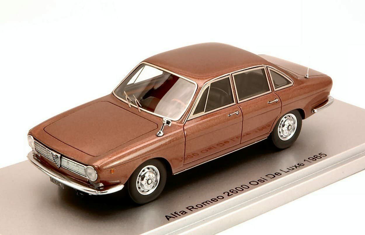 Alfa Romeo 2600 OSI De Luxe 1965 Kess miniature en résine marron 1:43 d'exception