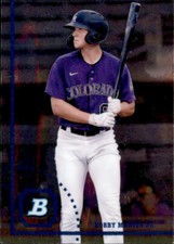 2022 BOWMAN HERITAGE CHROME PROSPECT COLORADO ROCKIES ROBBY MARTIN JR #BHPC-38