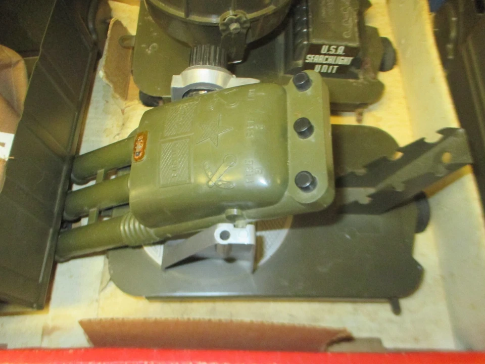 Vintage 1950's Structo U.S. Army "Combat Convoy Set" Pressed Steel No.521+Box - Image 3 of 4