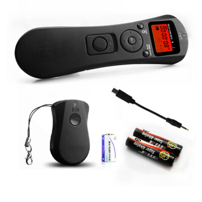 Wireless Shutter Timer Remote for Sony DSLR A58 A7 A7R A3000 A6300 A6500 HX300