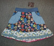 Matilda Jane Make Believe Flair for the Dramatic Skirt - Size 8 - NWT