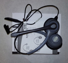 Avaya AH460 SupraElite Binaural Noise-Canceling Headset P/N 67497-01