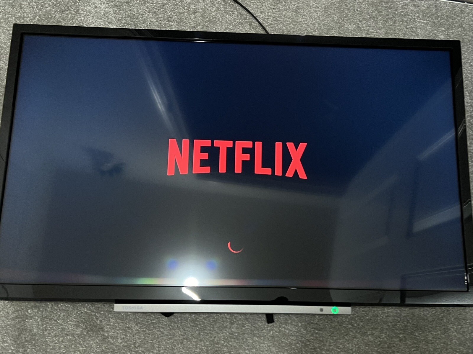 toshiba 32 inch smart tv. Wall Bracket And Stand Available. Two Sets