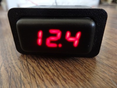 BMW e30 Red Digital Voltage Panel Meter Voltmeter M3 m-technic alpina hartge RAR