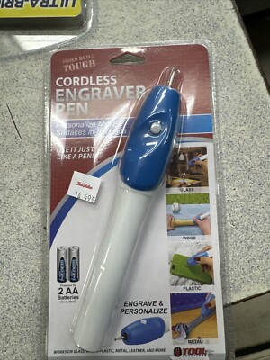 Tool Solution Cordless Engraver Pen For Glass Wood Plastic Metal Leather & More