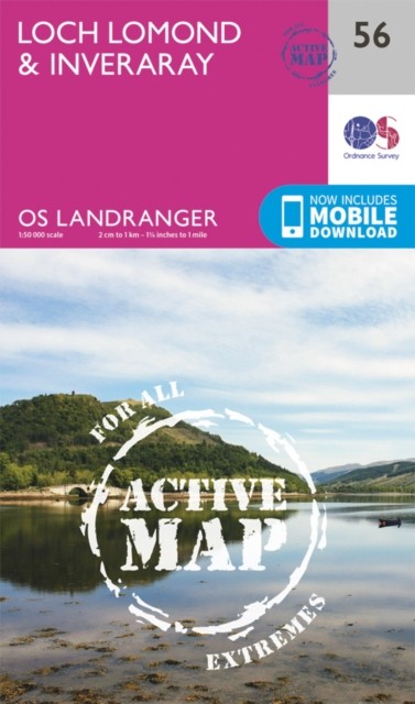 Loch Lomond & Inveraray by Ordnance Survey (Sheet map, folded)