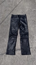 Vintage Harley Davidson 1988 Leather pants men s 34 Black