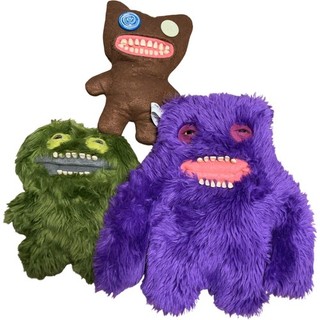 Fugglers Plush Toy Bundle Funny Ugly Monsters Collectible Trio 5006