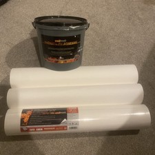 2+Rolls Of Fire Resistant Wallpaper Liner! Anaglypta Fireliner (+free adhesive!)