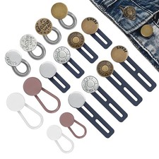 16 Pcs Button Extender for Jeans  Pants, 1-1.8 Inches, multi-color