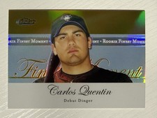 Carlos Quentin 2007 Topps Finest Moments Gold Refractor 12/50 Diamondbacks