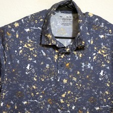 Under Armour Shirt Men XL Short Sleeve Performance Polo Blue