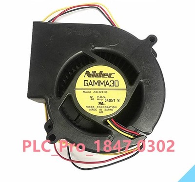 1PCS NEW   GAMMA30 A34124-33 DC12V 0.65A 97*33 Blower Centrifugal fan 3pin *la
