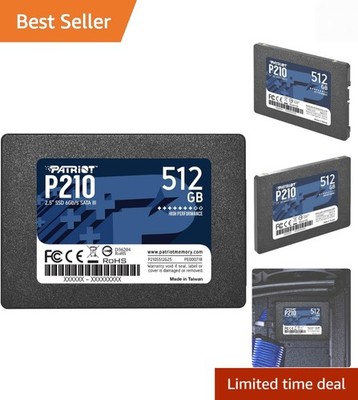 Patriot P210 512GB Internal SSD - SATA 3 2.5'' - Solid State Drive - P210S512G25