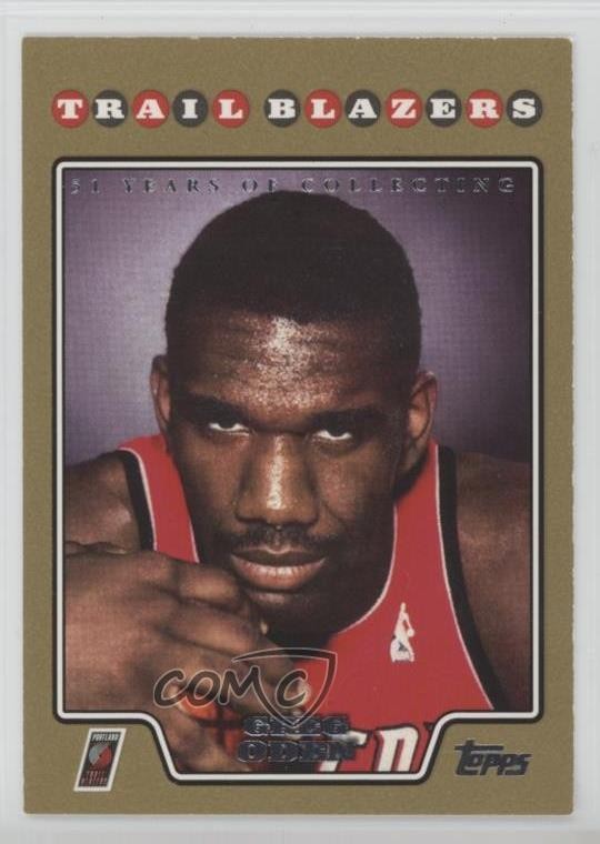 2008-09 Topps Gold 1564/2008 Greg Oden #165 0i13