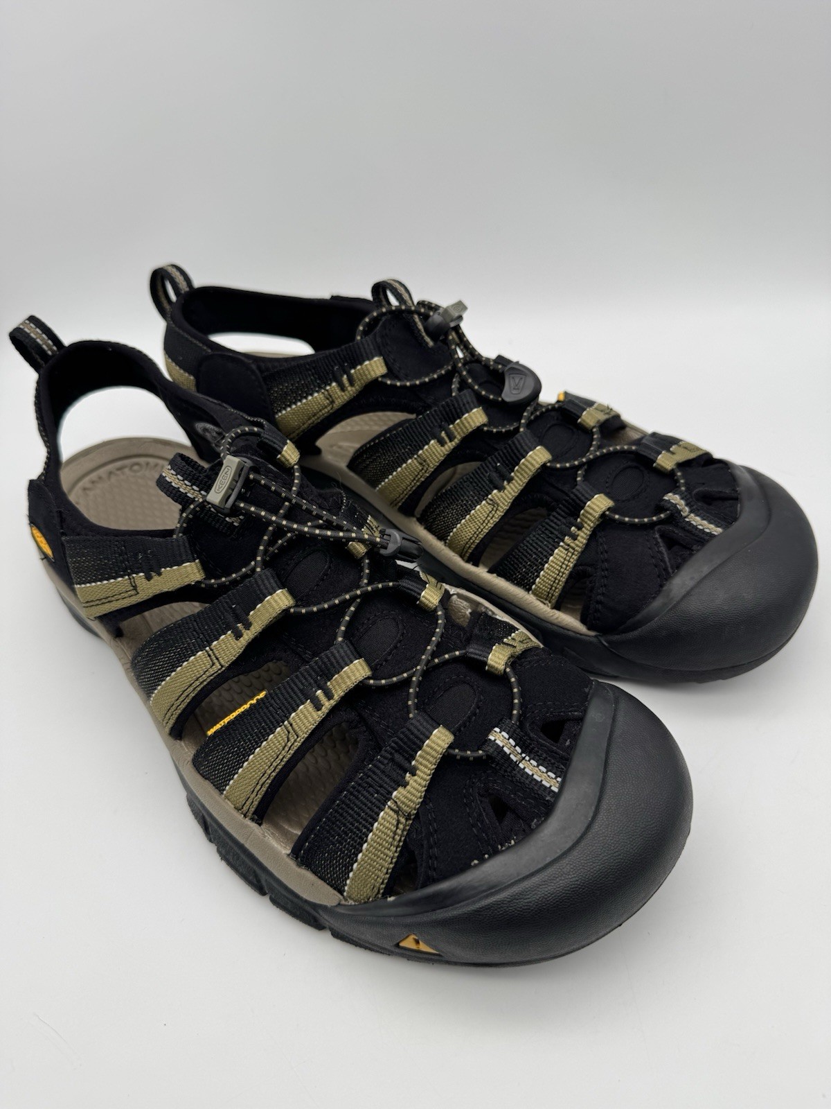 Sandali da trekking impermeabili Keen Newport H2 da uomo taglia 12 US EUR 46 neri