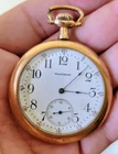 Antique Vintage Waltham Pocket Watch 20 Years Gold Filled Case WORKS