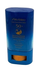 Shiseido Clear Sunscreen Stick SPF 50 For Face & Body -0.7 Oz- FREE SHIPPING