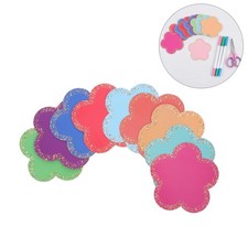 108Pcs Assorted Color Flower Bulletin Board Cutouts for Classroom Walls