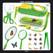 Kids Bug Catcher Kit with Magnifier and Insect Toys for Outdoor Exploration