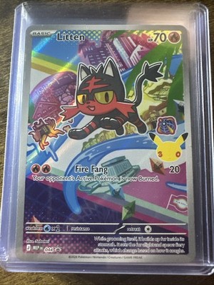 Litten 044 Gen 7 Alola First Partner Illustration Collection Pokemon TCG Promo