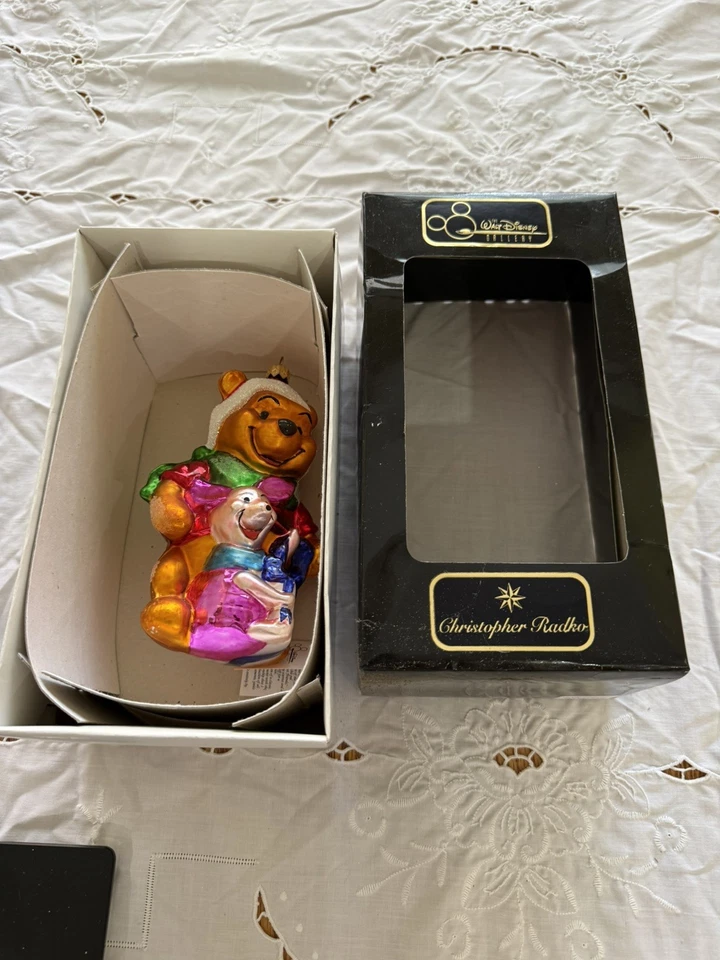 Christopher Radko Disney MEJORES AMIGOS Winnie Pooh & Piglet Foto 3 de 4