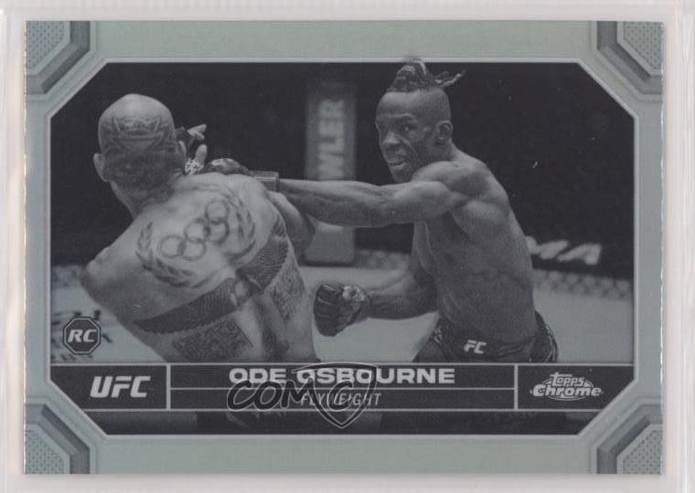 2024 Topps Chrome UFC Negative Refractor Ode Osbourne #133 0e28
