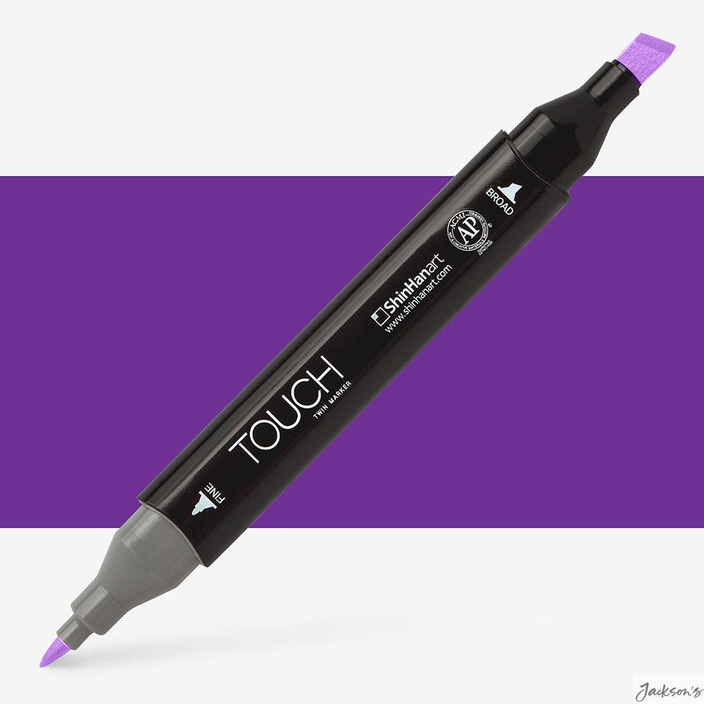 ShinHan Touch Twin Marker Pen Alcohol Ink Deep Violet P81 For Illustration