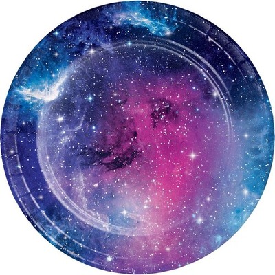 Creative Converting Galaxy Party Dessert Plates, 24 ct