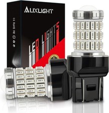 7440 7441 7443 7444 T20 992 W21W LED Bulbs Brilliant Red, Ultra Bright 60-SMD LE