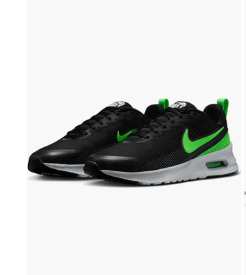 Nike Air Max Nuaxis Sneaker (Men) in Black / Green  MSRP$105 Great Reviews