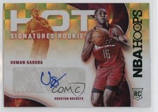 2021 Panini NBA Hoops Hot Signatures Rookies Hyper Gold Usman Garuba Auto 06od